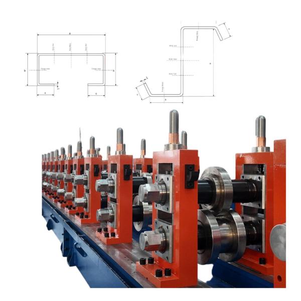 6M Solar Mounting System Component Forming Equipment PLC Control System