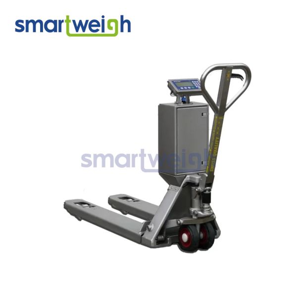 Industrial Stainless Steel Pallet Jack Scales Truck Hygienic And Corrosion Resistant Design