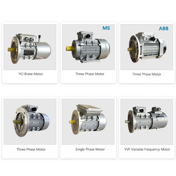 1400 RPM Three-Phase AC Variable Frequency Drive Motor with Soft Start and Stepless Speed Regulation