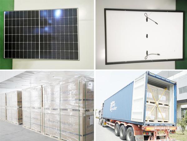 Bluesun Photovoltaic Panel Solar  Mono 400W 410W 420W 425W Half Cell Solar Panel Black Frame Costo for Home Use