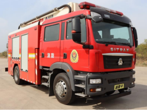 19200kg Swatow Fire Engine Truck DG20 Aerial Platform Fire Truck TFT/PLKD32-Tornado