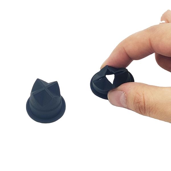 Valve de décharge d'air en silicone médical à fente en croix personnalisable