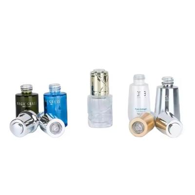 Disc Cap 30ml Glass Dropper Bottles Skincare Packaging Light Blocking Design (MC-610)