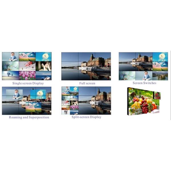 Advertising Video Wall Display Monitors , DID Multi Screen Video Wall Low Heat Radiation