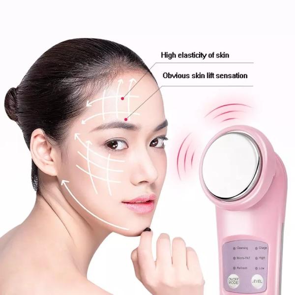 Galvanic Vibrating Face Massage Device Skin Tightening Tools Safety