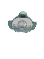 Green Elephant Premature Orthodontic Dummy Bibs For Night With Size Is 7x7x7 cm And Weight Is 13 Gram
