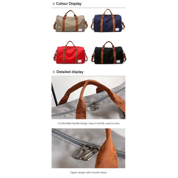 Vente en gros de gros de sacs de sport pour hommes en plein air Sacs de week-end pour voyageurs