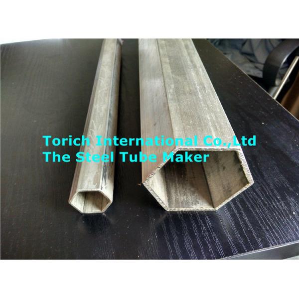 Hexagonal Special Steel Pipe , 50mm Seamless Stainless Steel Precision Tubing