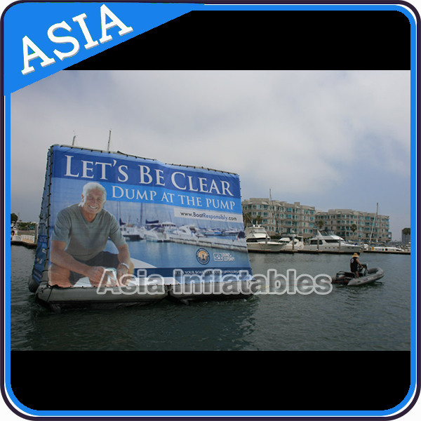 Inflatable Billboard For Publicity , Advertising Inflatables Screen Banner