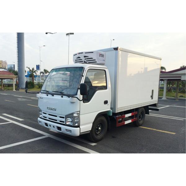 13.9 CBM 4x2 Size Refrigerated Utility Trailer , Refrigerated Delivery Truck With 115HP EURO IV