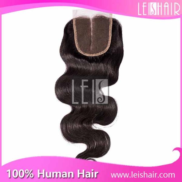 top grade virgin brazilian middle parting body wave lace closure