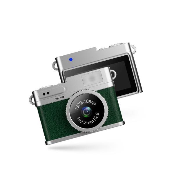 Mini-caméra 1080P légère de 0,96 pouce Portable et caméras avec détection de mouvement 30 images Taux d'images vidéo 6 types de filtres