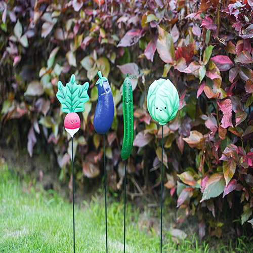 Metal Garden Ornaments Metal Crafts Plugin Vegetable Decoration