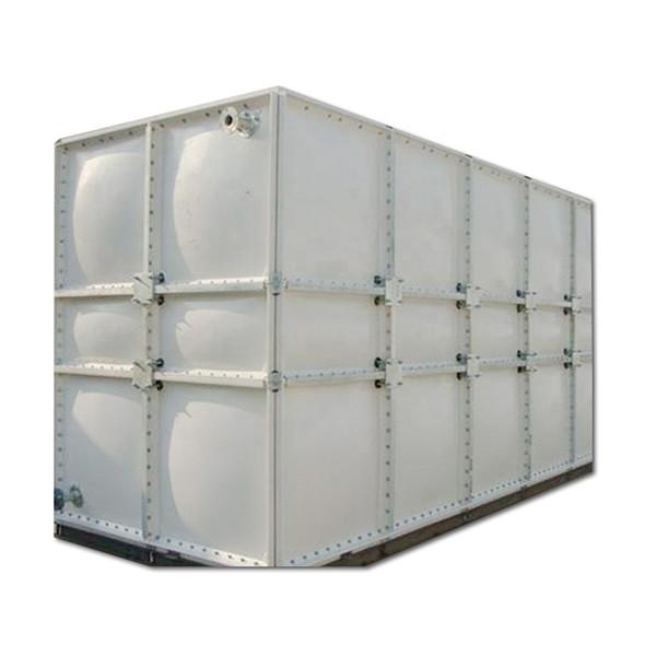 Customized Sectional Cubic Water Tank GRP / FRP / SMC Panel Square Shape