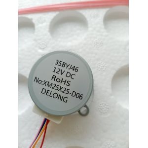 35BYJ46 12V DC Stepper Motor with 5-Wire Unipolar Configuration Compact Design and Pre-Soldered JST Connector