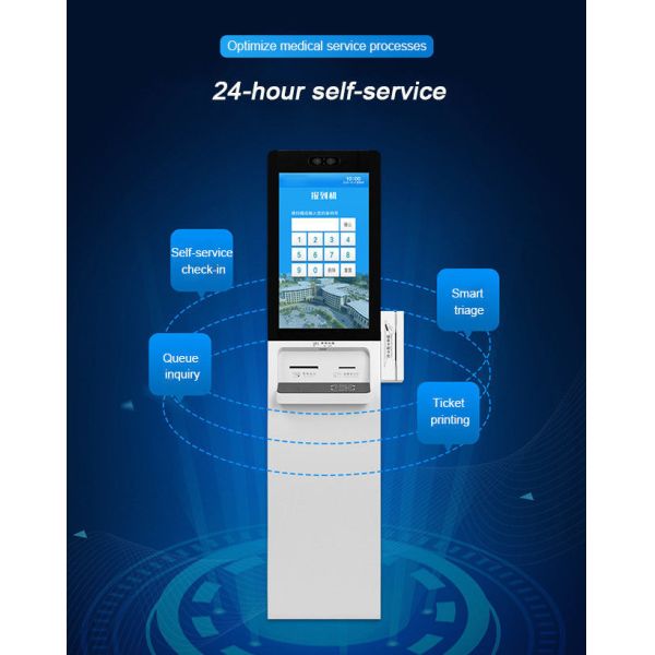 23.6-inch intelligent self-service ordering machine for restaurants and medical self-service terminals