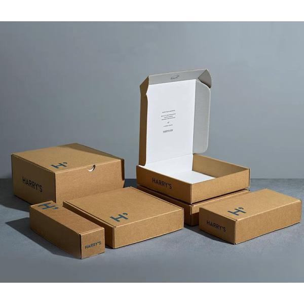 Cajas de correo corrugadas personalizadas, cajas de envío planas reciclables con logotipo