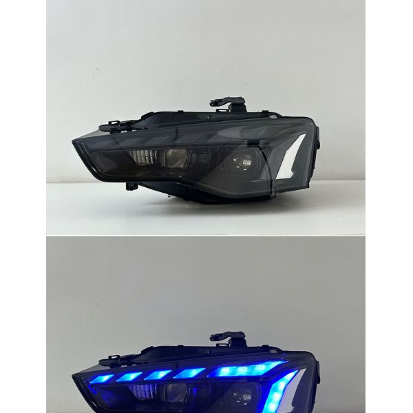 Demillon for Audi A5 2012-2016 Plug and Play Led Headlights Upgrade Headlights Running Lights