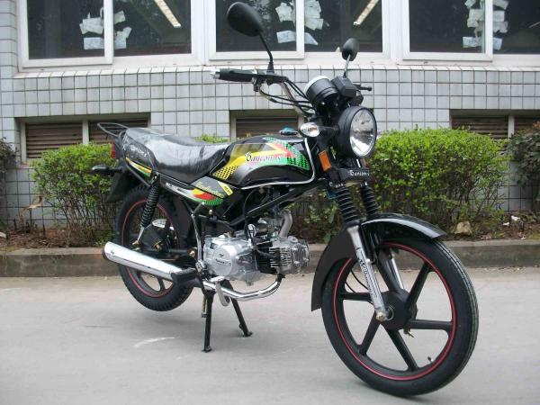 Square Light Taxi Matte Black Sports Bike 70cc Street Motorcycle