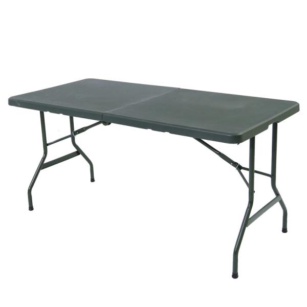 Contemporary Design 2023 Outdoor Portable Folding Plastic Camping Table with Stripes