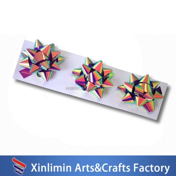 Customized Custom Style Ribbon Bow With Elastic Loop 2016 Logo and Rotary Printing