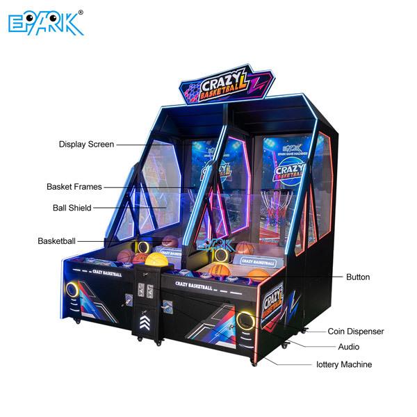 Factory Wholesale   Arcade Video Game Machine Basketball Machine Double Players Crazy Basketball