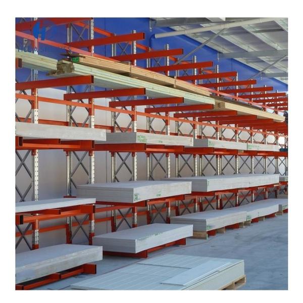 Turnkey Industrial Cantilever Racks Pipes Storage Lumber