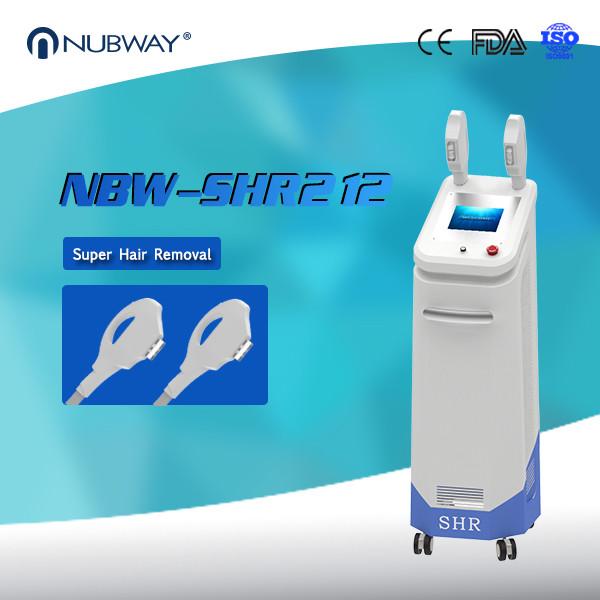 2018 NUBWAY OEM ODM effective result multifunctional SHR IPL E-light skin rejuvenation machine for salon
