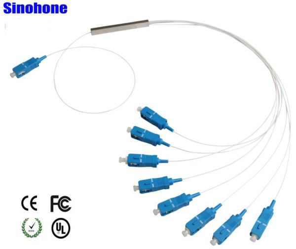 Portable Fiber Optic Splitter High Performance 16 Core SMC High Durability