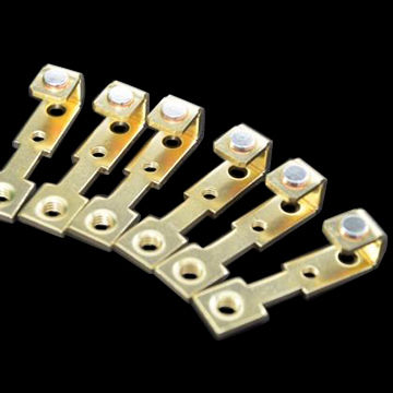 Low Resistance Metal Stamping Tools Brass Contact Bridge For Electrical Equipment