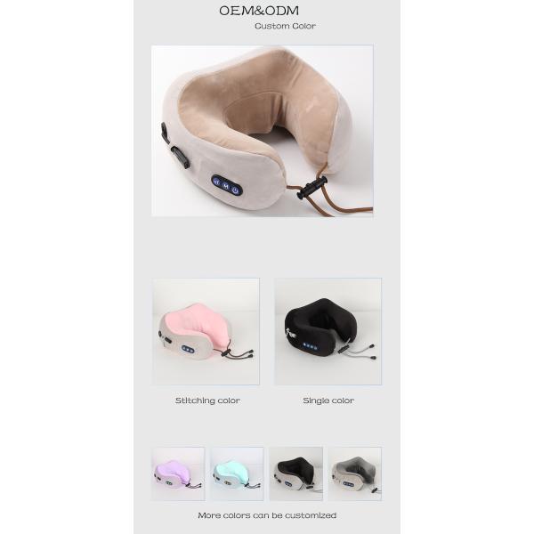 5V Neck Massager Pillow Memory Foam Travel Neck Support Heat Pillow for Traveling