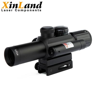 longa distância tática Riflescope do sistema ótico múltiplo de Riflescopes da ampliação 4X25