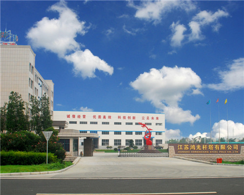 10 - 500kv Galvanized Steel Pole Electrical Power Pole Transmission Tower