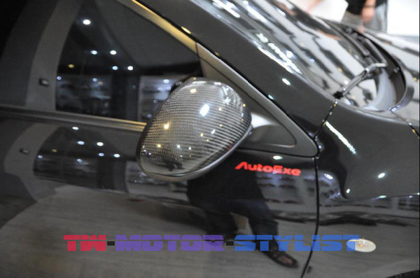 MAZDA 3 крышка зеркала стороны волокна 09~10 углеродов