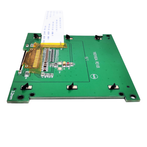 Hot sale 160160 lcd display black on white  COB 160x160 graphic dots matrix lcd module