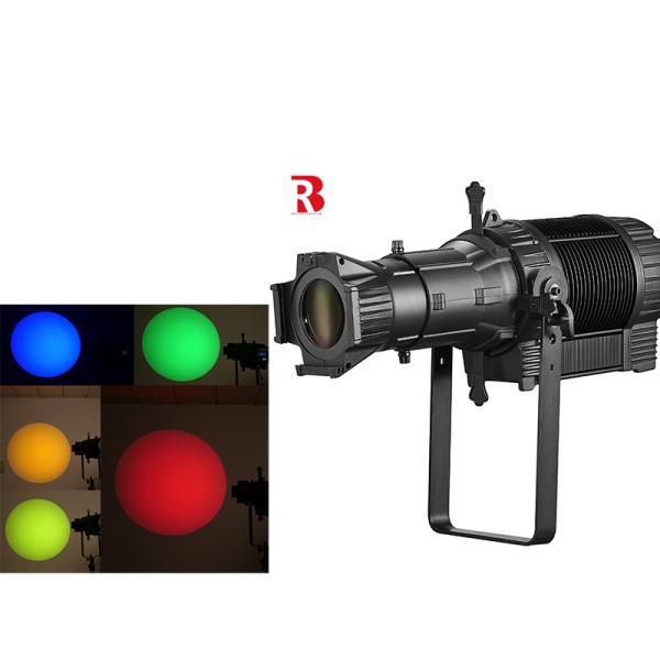 200w RGBW Тихий фиксированный фокус без вентилятора IP65 LED Spot Studio Stage Light