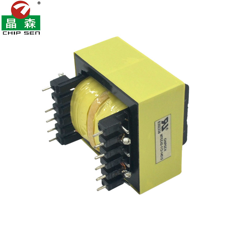 Horizontal Vertical EE42 High Frequency Transformer For Industrial Solar Inverter