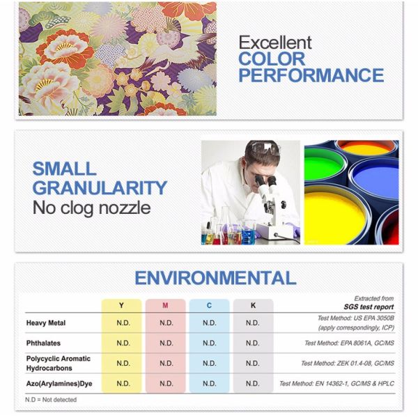 OEM Dye Sublimation Ink Bag for Epson Surecolor F6000 F9270 F6200 F6270 F6280 Printer