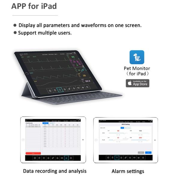 Цена ветеринарного монитора самая лучшая в мониторе Multiparameter монитора Мульти-параметра Китая ветеринарном ветеринарном