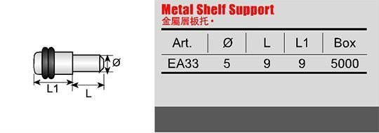 50000 Pcs Glass/Board Support Steel Rubber 3mm 5mm Furniture Cabinet Hardware Metal Connecting Fittings Shelf Pins