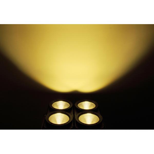 90-240v 4 Olhos 400W Cob LED Iluminação de palco, LED Blinders Audiência para festa de palco
