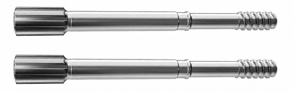 Alloy Steel Threaded Connection Shank Adapters For Pneumatic Rock Drilling Tools