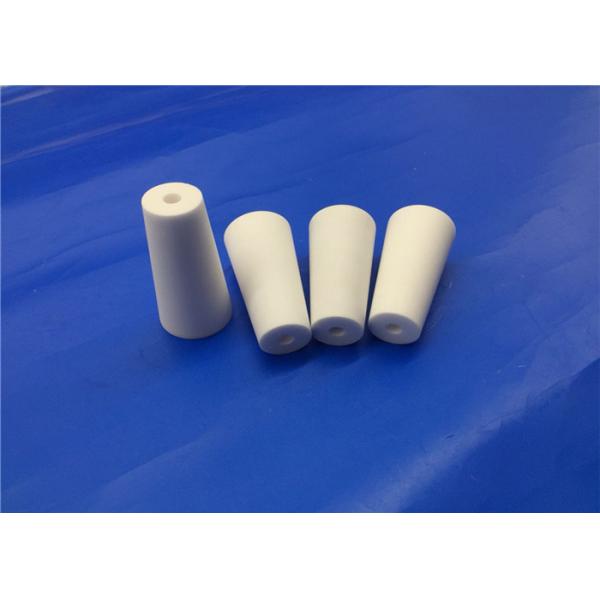 Ivory Ceramic Sandblasting Nozzle , Industrial Alumina Ceramic Suction Nozzle