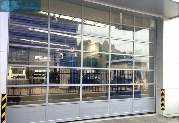 Commercial Sectional Storefront Contemporary Glass Garage Door OEM