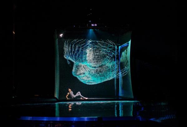 Front / Rear Transparent Hologram Show Screen Projection Screen Holoflex 30m Length