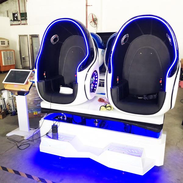 Guangzhou Dreamland VR Factory Luxury Double VR Egg Chair 2 Players 9D Cinema For Sale