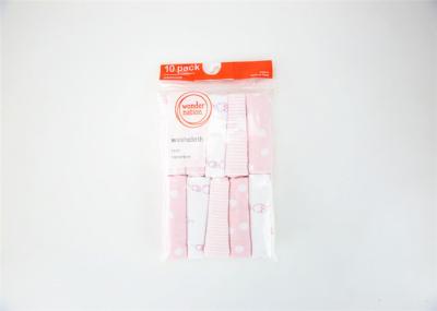 80% Cotton 20% Polyester Baby Bath Washcloths For Infants 200GSM 9 L X 9 W