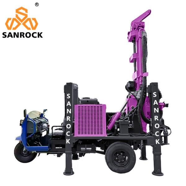 4700 KG Hydraulic Water Well Drilling Rig Powered By Diesel Engine