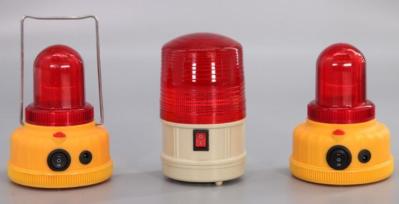 Red Zone Danger Area Warning Light Battery Type Area Warning Lamp 120 x 163mm