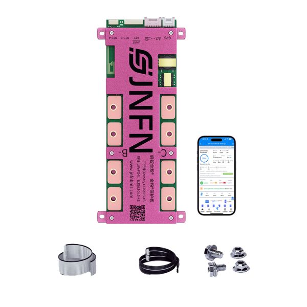 3S 4S 12V 400A Smart Bms Active Balance 320Ah LifePO4 JNFN ANT Bms Bluetooth OEM